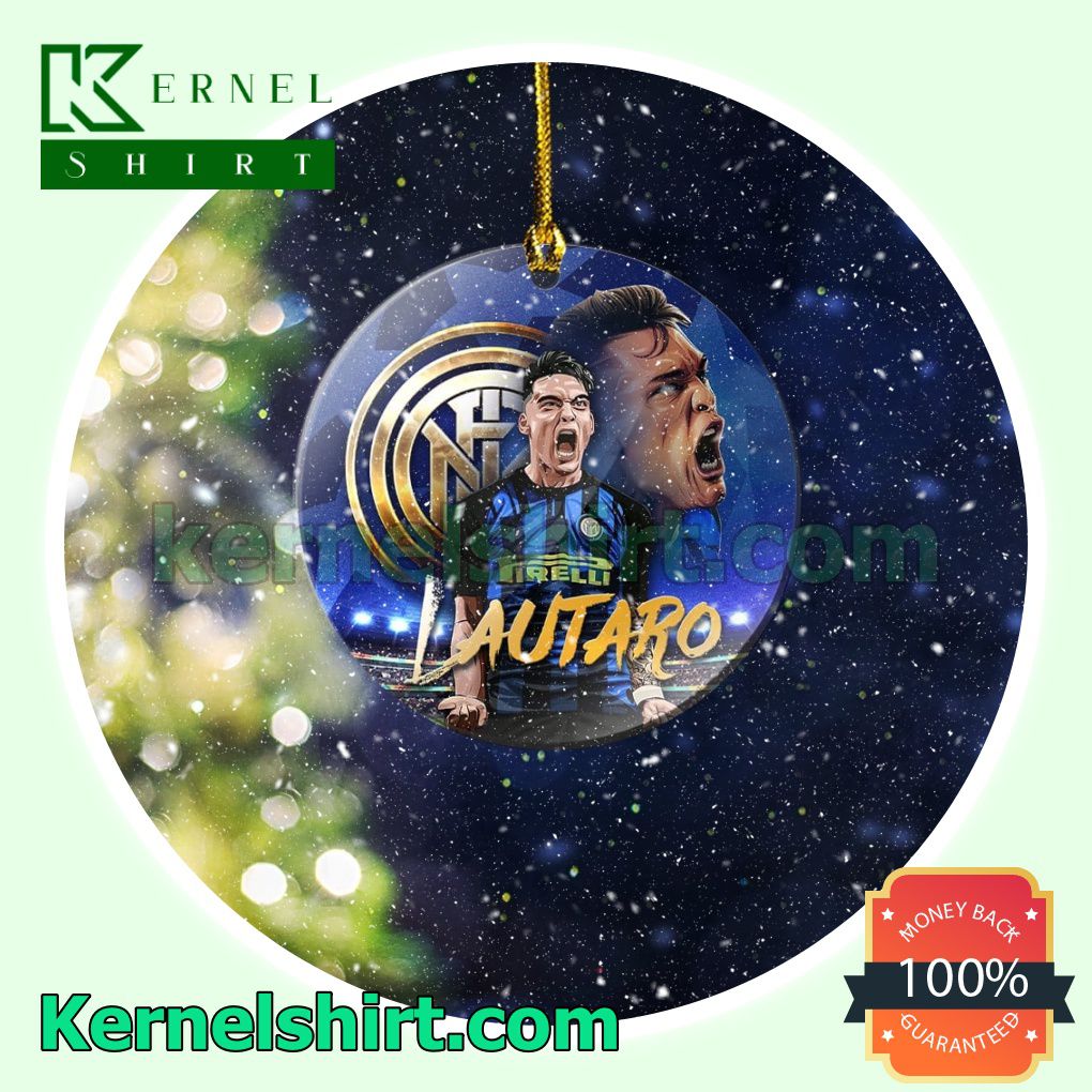 Champions League - Lautaro Martínez Fan Holiday Ornaments