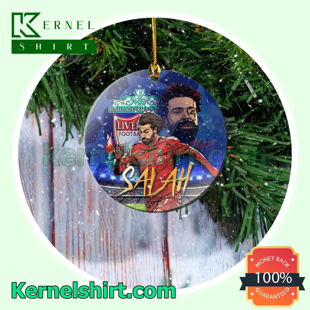 Champions League - Mohamed Salah Fan Holiday Ornaments