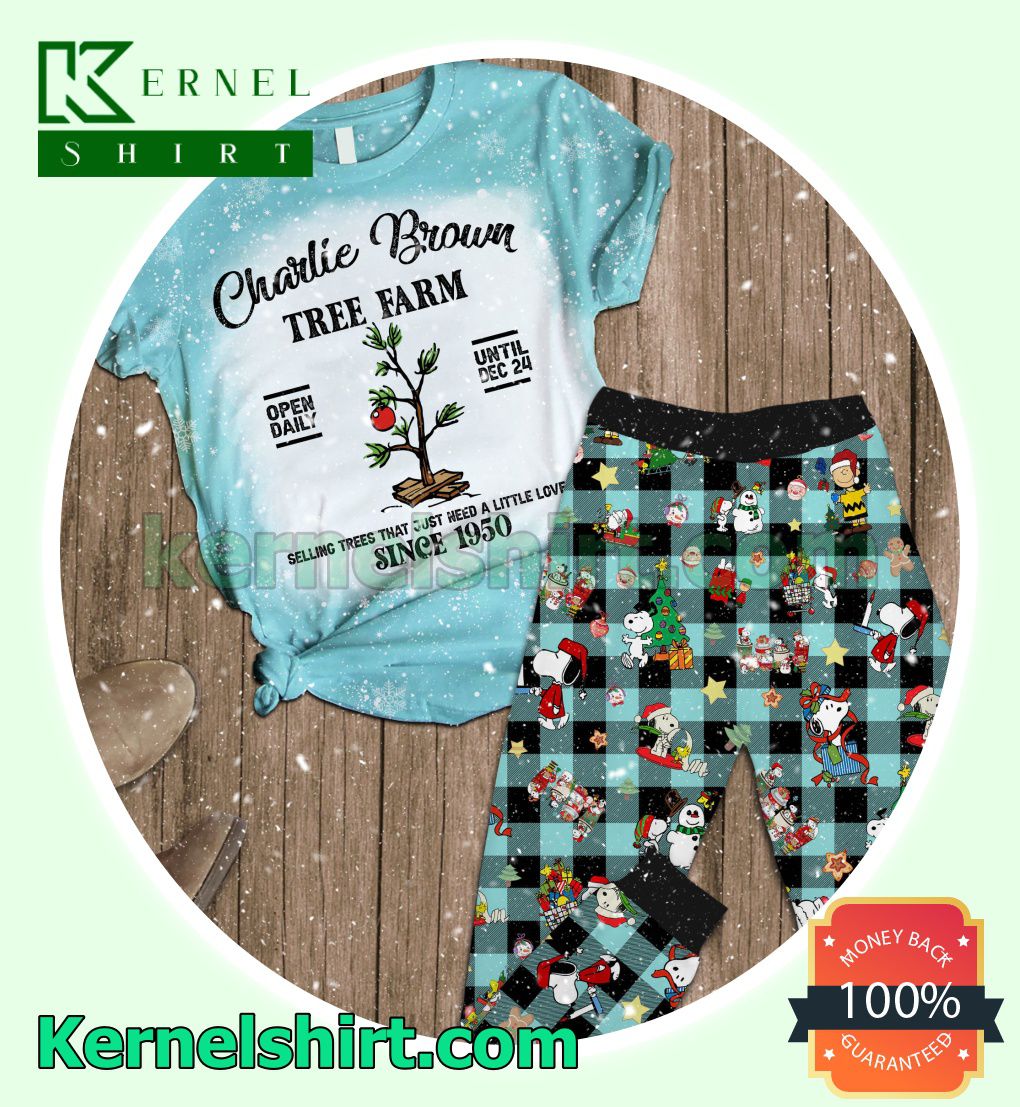 Charlie Brown Tree Farm Selling Trees That Just Need A Little Love Holiday Sleepwear