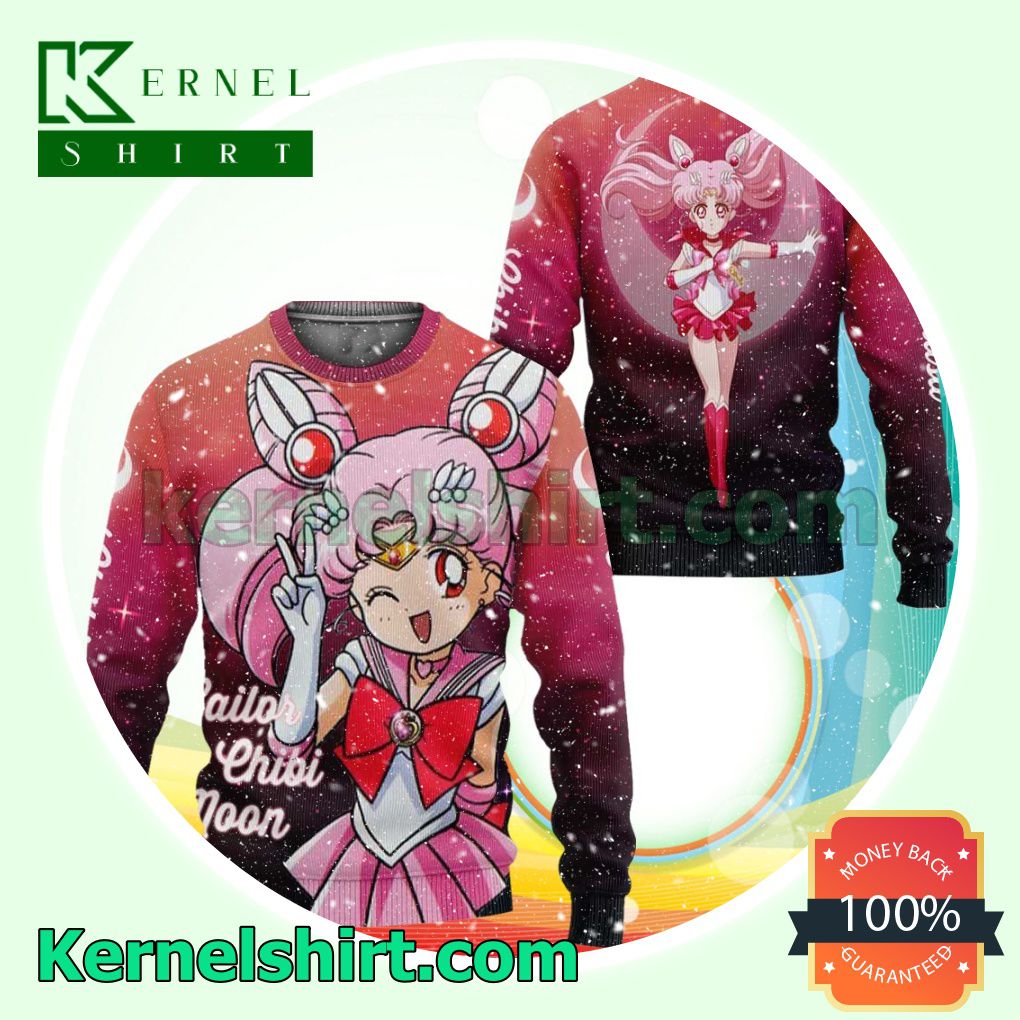 Chibiusa Sailor Moon Manga Anime Xmas Christmas Sweatshirts