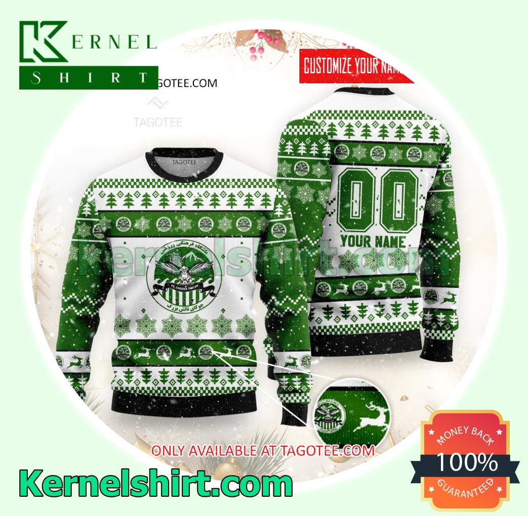 Chooka Talesh Logo Xmas Knit Sweaters