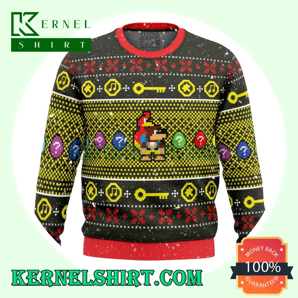 Christmas Banjo-Kazooie Knitting Christmas Sweatshirts