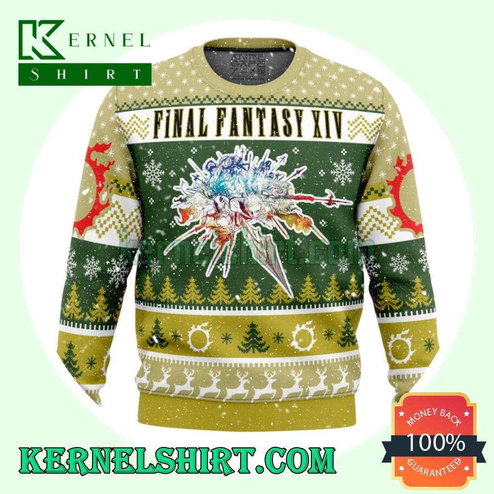 Christmas Final Fantasy Xiv Knitting Christmas Sweatshirts