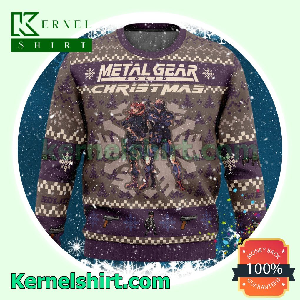 Christmas Metal Gear Solid Snake Xmas Christmas Sweatshirts