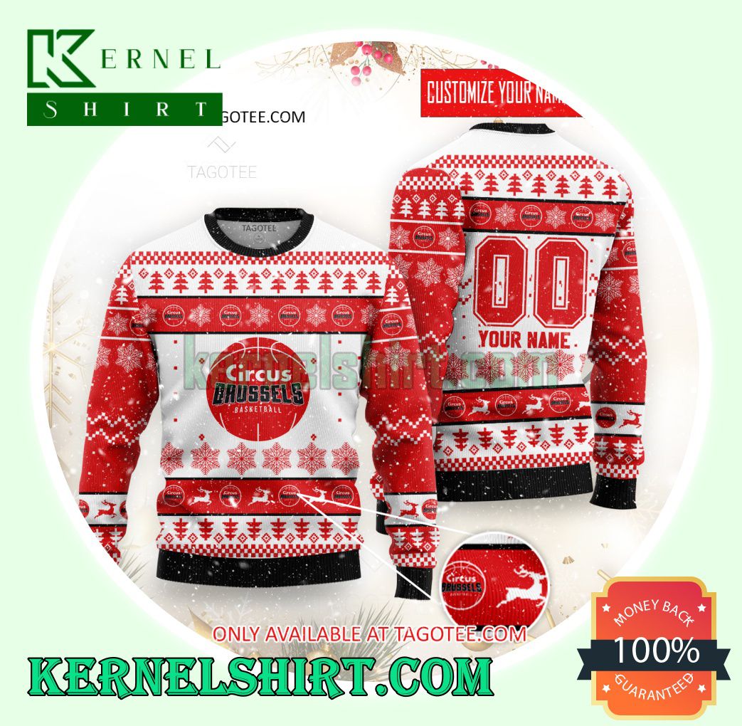 Circus Brussels Club Logo Xmas Knit Sweaters