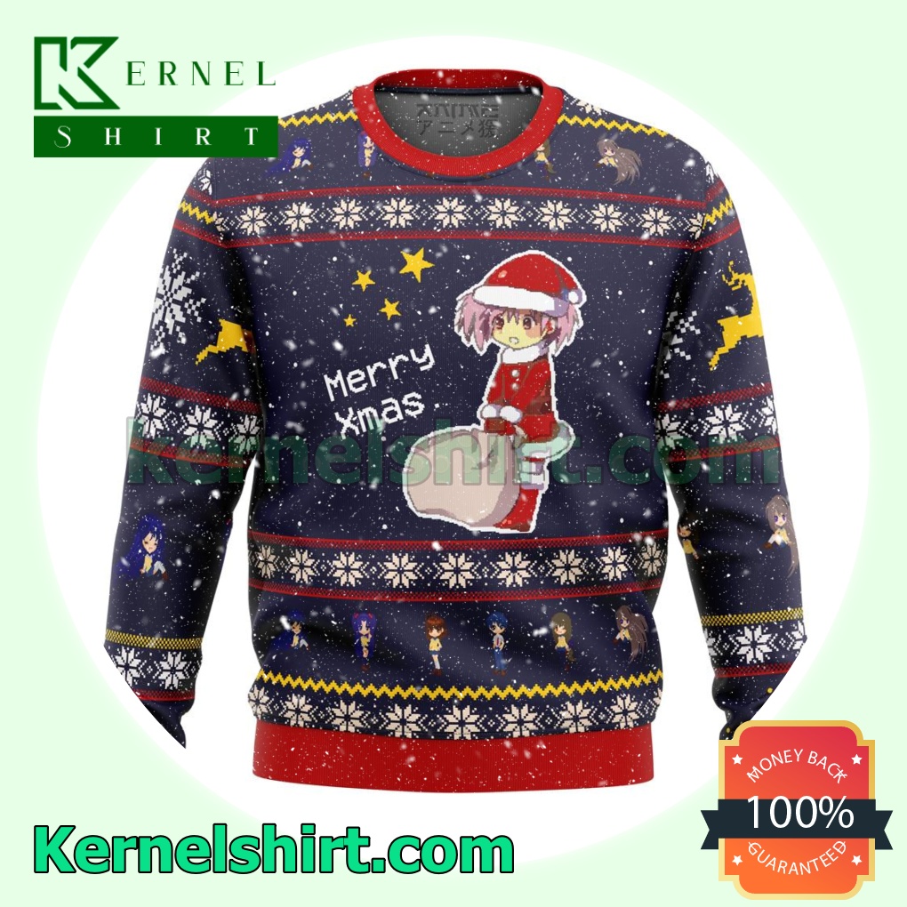 Clannad Merry Xmas Knitted Christmas Jumper