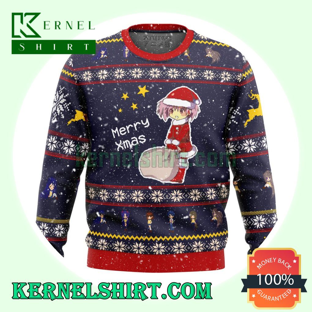Clannad Merry Xmas Manga Anime Knitting Christmas Sweatshirts