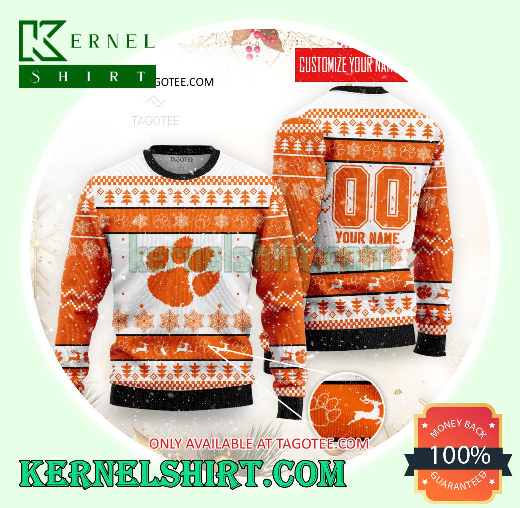 Clemson Rugby Club Xmas Knit Sweaters