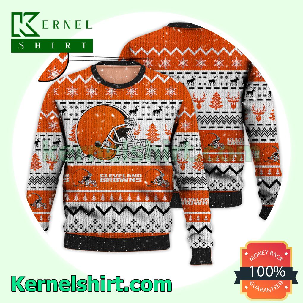 Cleveland Browns NFL Funny Knitted Christmas Jumper