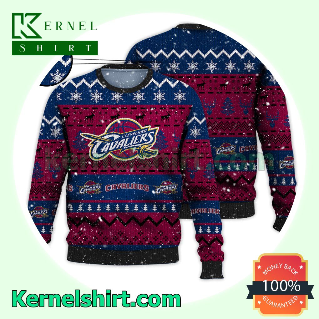 Cleveland Cavaliers NBA Funny Knitted Christmas Jumper