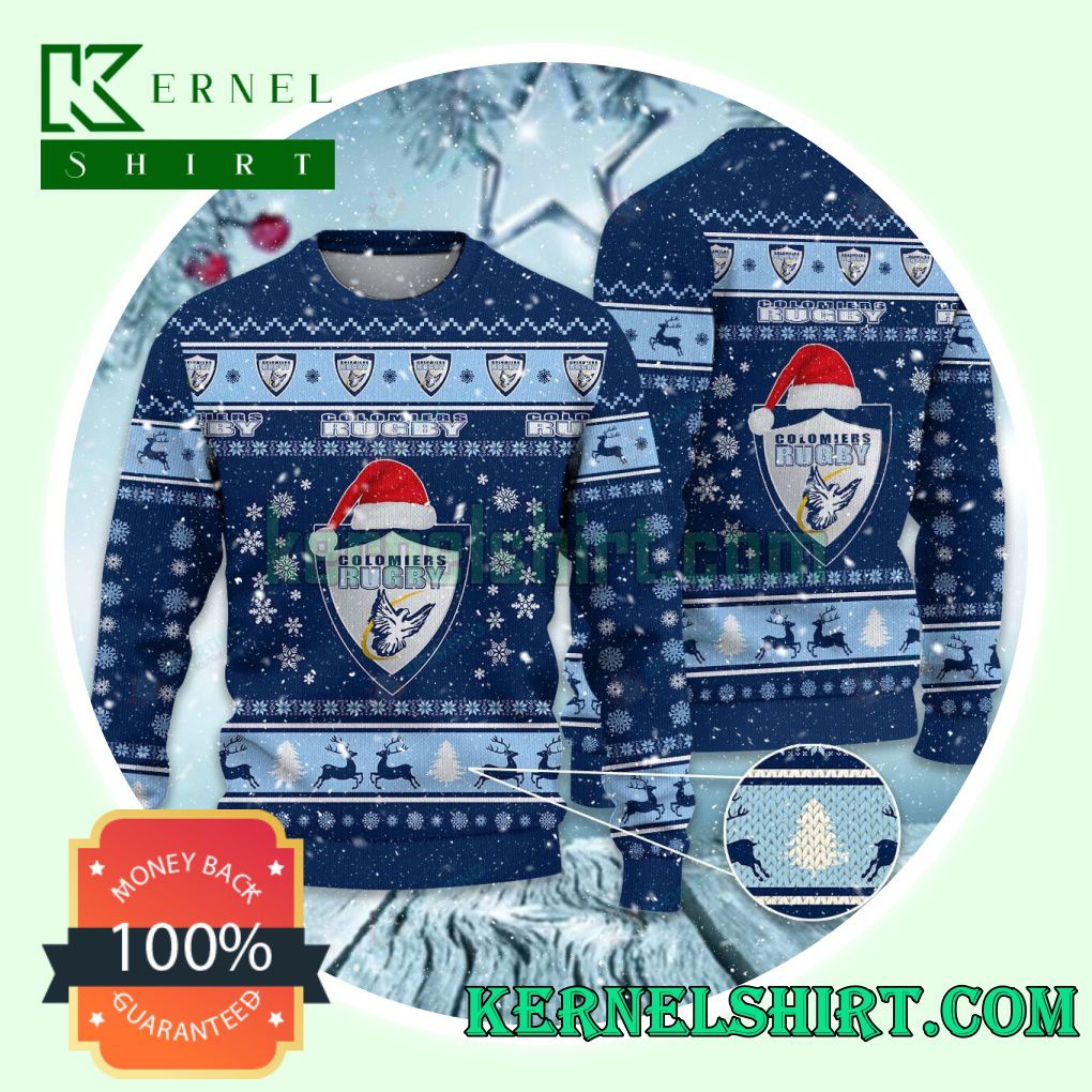 Colomiers rugby Club Snowflake Xmas Knit Sweaters