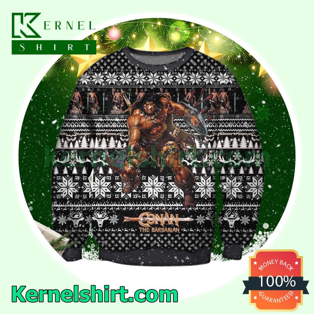 Conan The Barbarian Xmas Knitted Sweaters