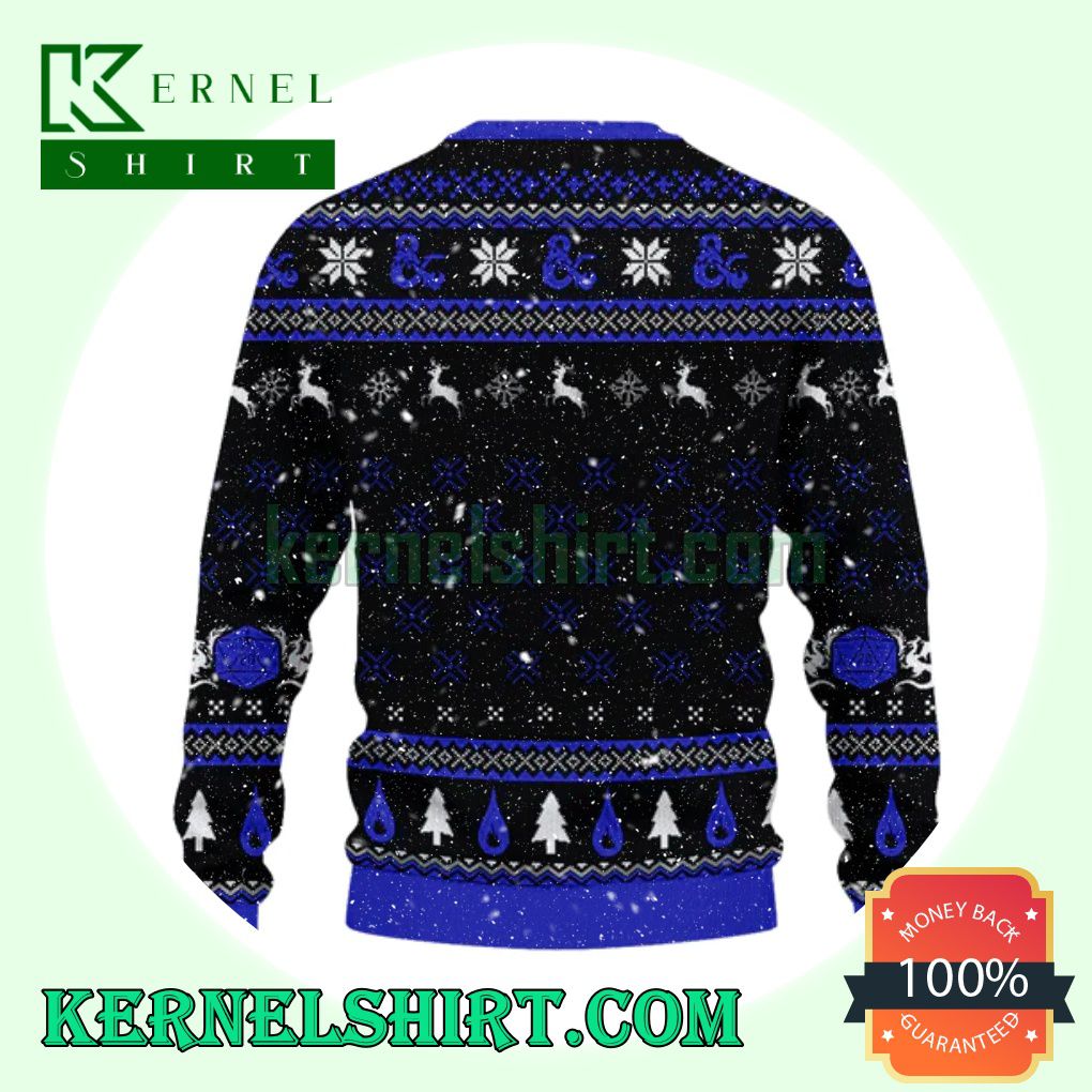 Conjuration D20 Dungeons Xmas Knit Sweaters a