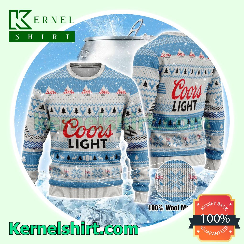 Coors Light Beer Knitted Christmas Jumper