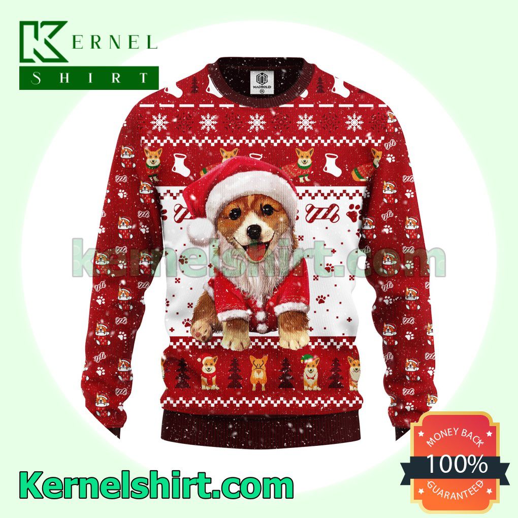 Corgi Noel Cute Dog Xmas Christmas Sweatshirts