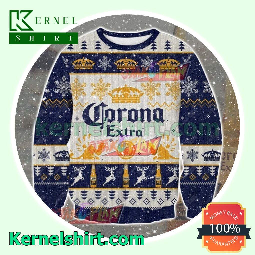 Corona Extra Beer Knitted Christmas Sweatshirts
