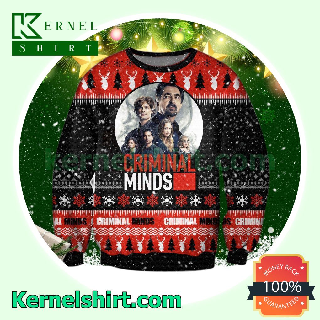 Criminal Minds Crime Series Xmas Knitted Sweaters