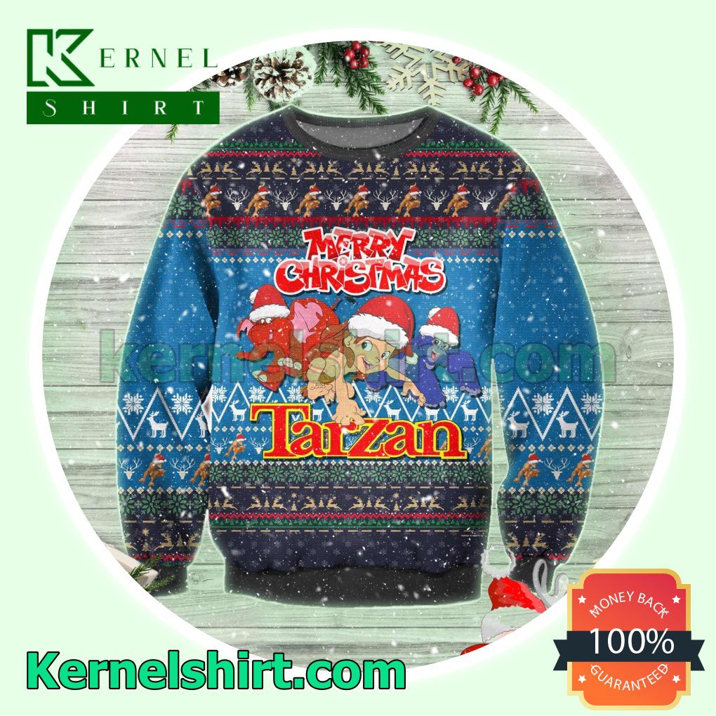 Cute Tarzan Xmas Knitted Sweaters