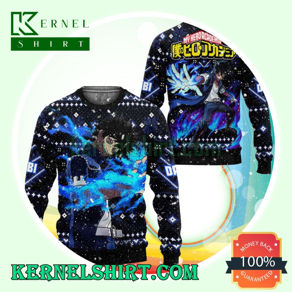 Dabi My Hero Academia Knitting Christmas Sweatshirts