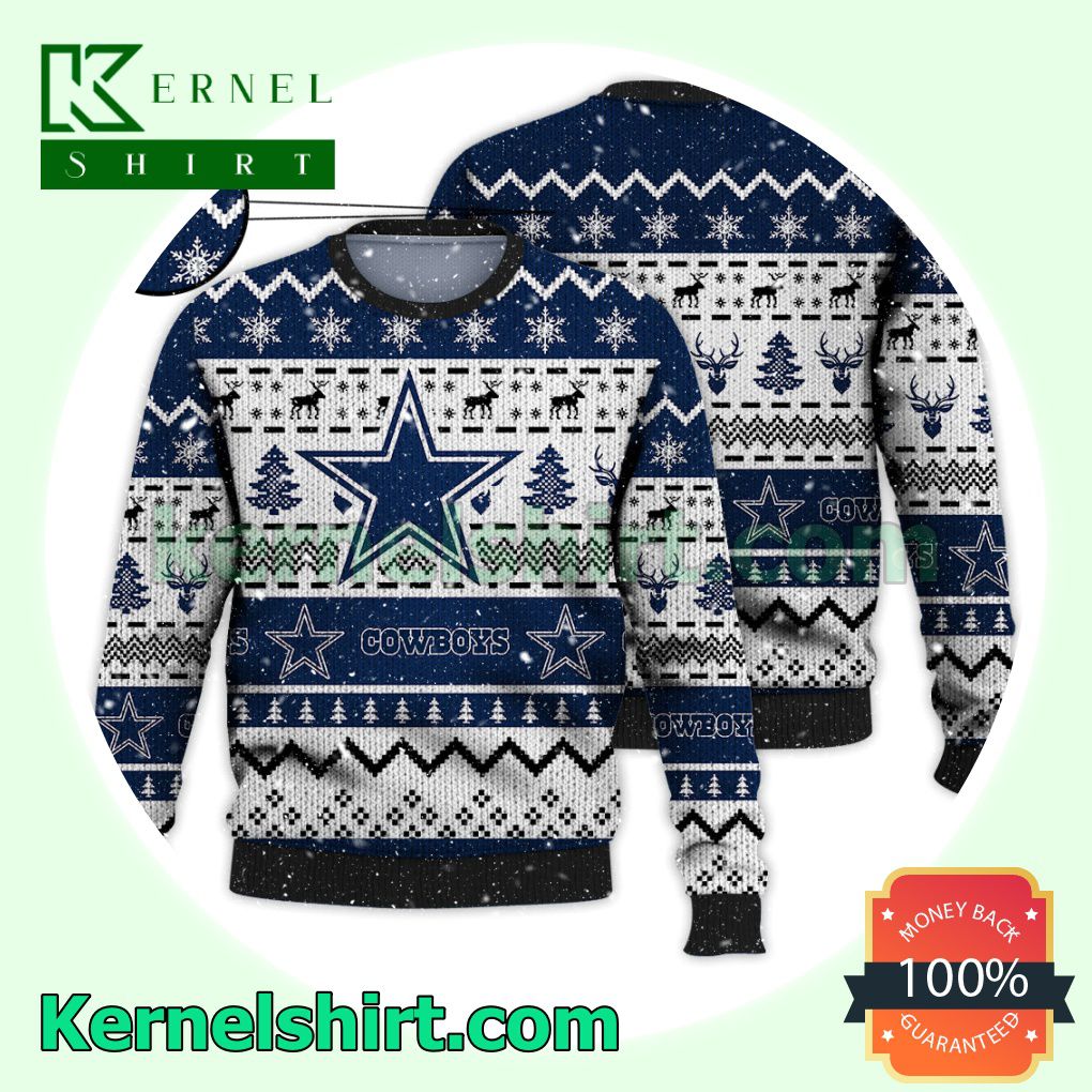 Dallas Cowboys NFL Funny Knitted Christmas Jumper