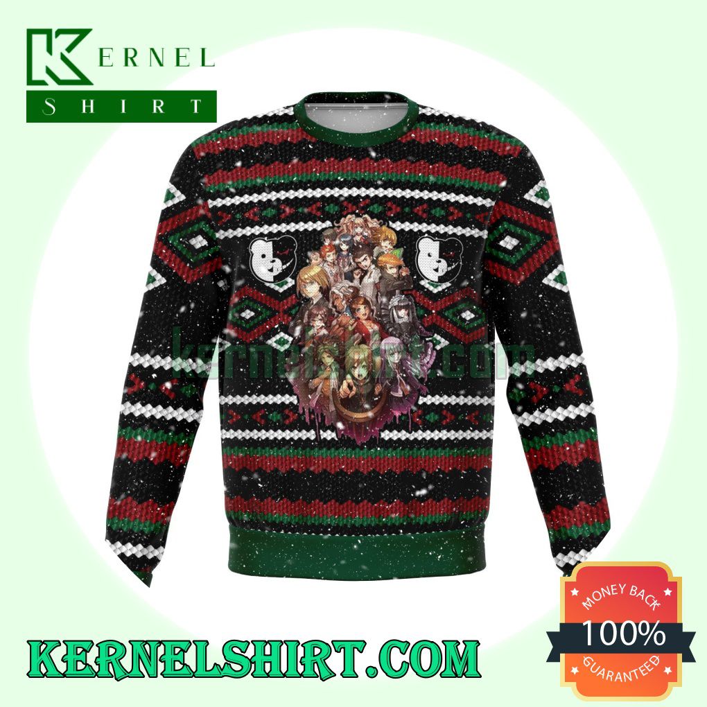 Danganronpa Characters Knitting Christmas Sweatshirts