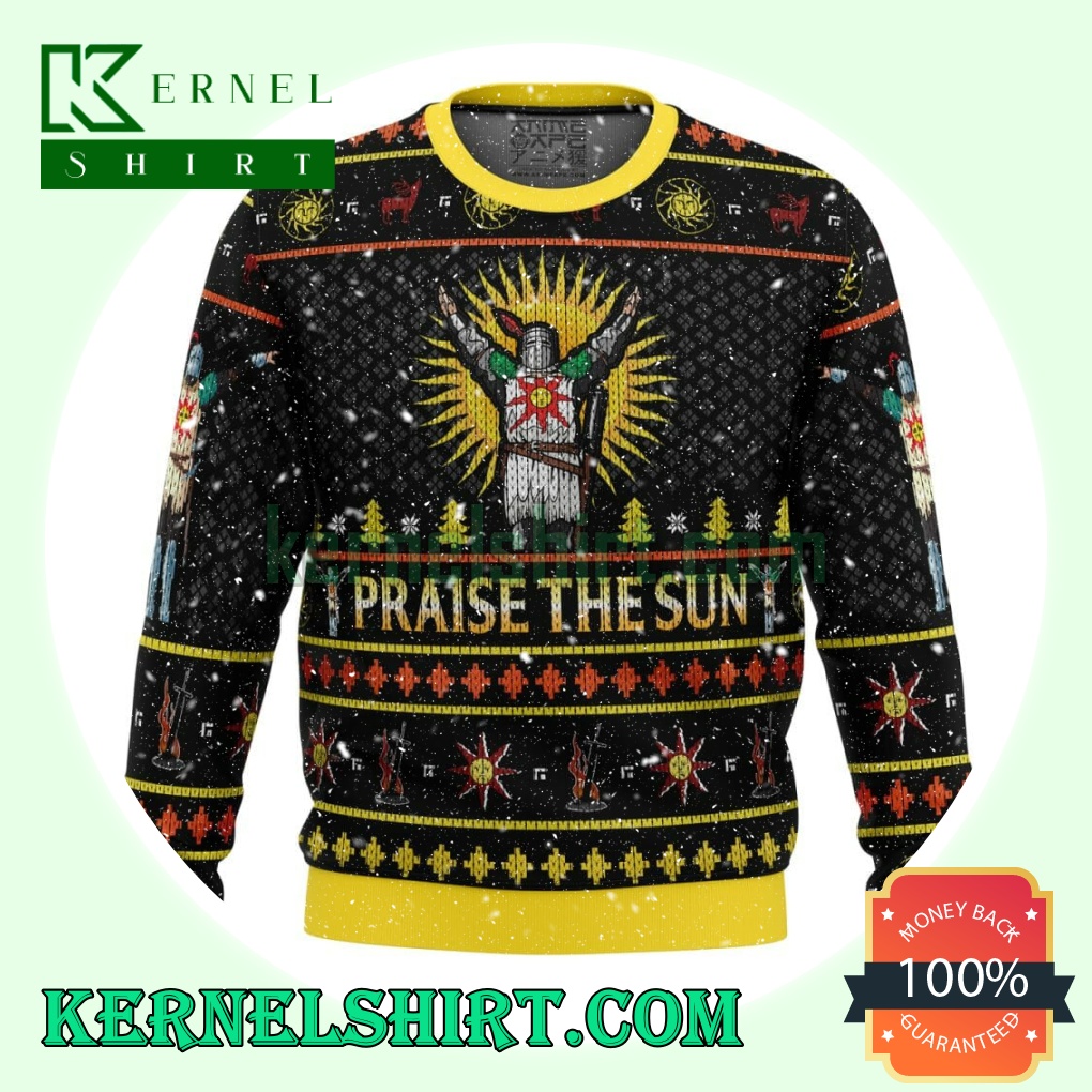 Dark Souls Praise The Sun Knitting Christmas Sweatshirts