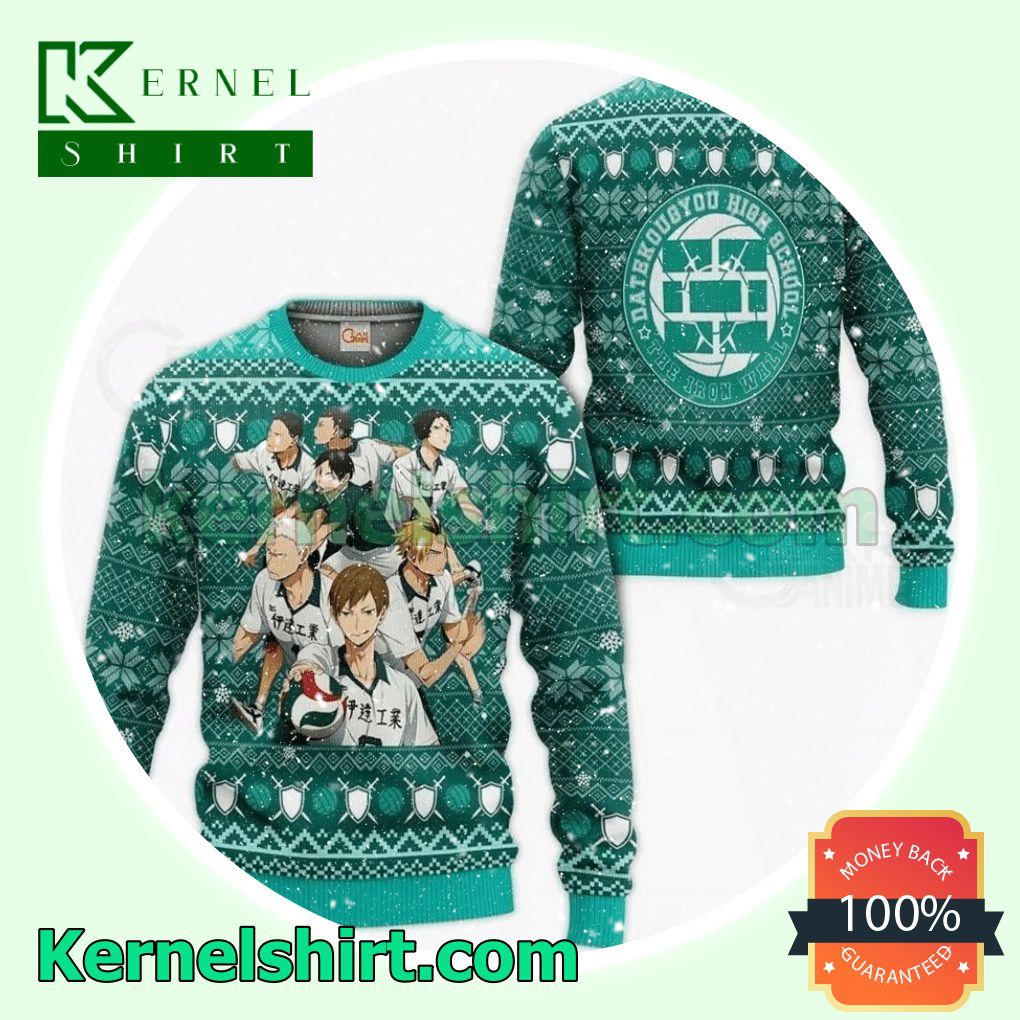 Dateko Date Tech High Haikyuu Xmas Knitted Christmas Jumper