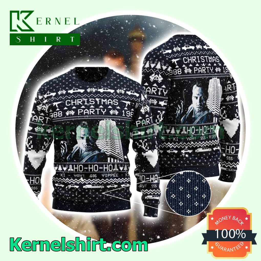 Die Hard Christmas Party Ho Ho Ho Xmas Knitted Sweaters