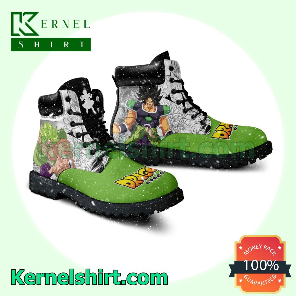 Dragon Ball Broly Winter Leather Boots a