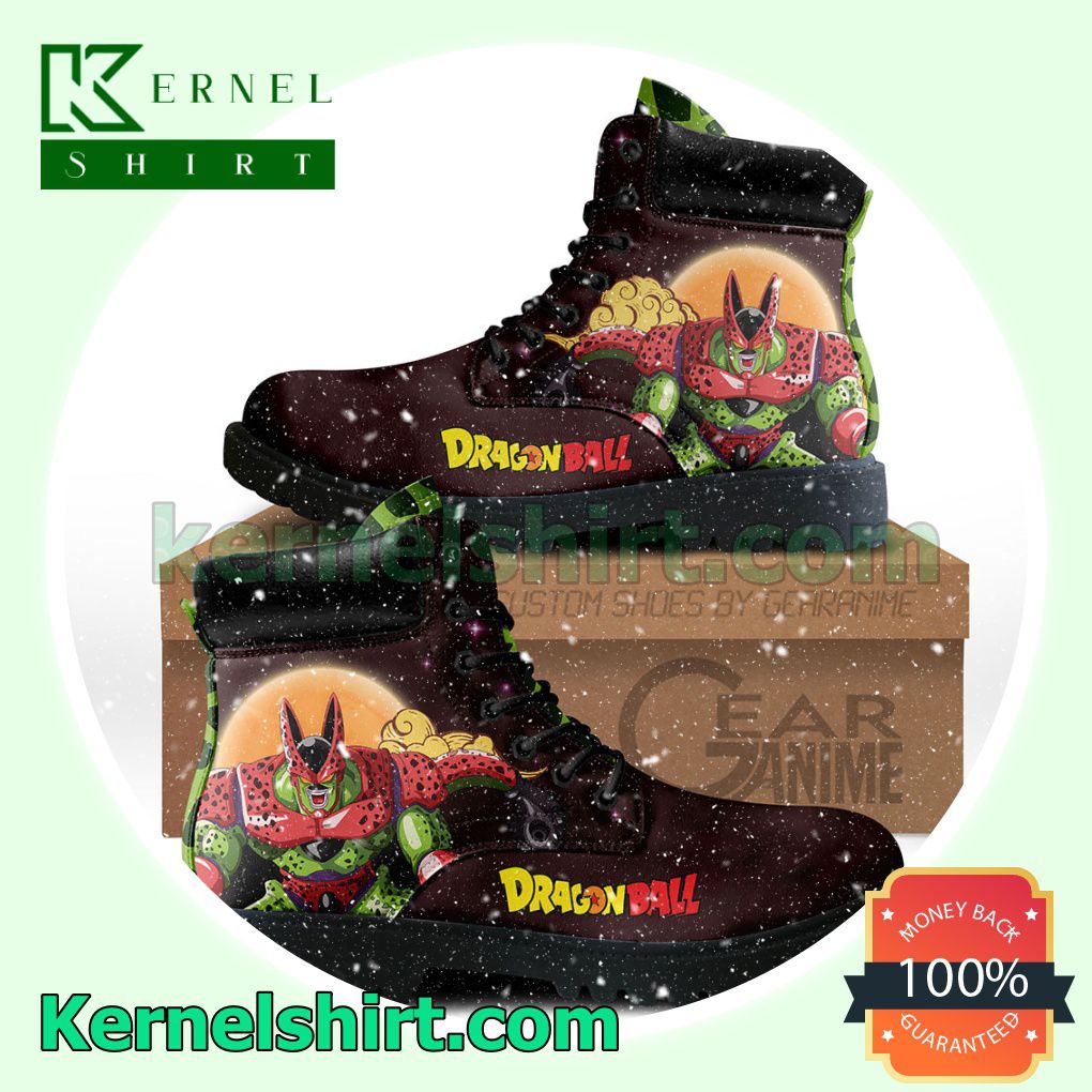 Dragon Ball Cell Max Winter Leather Boots