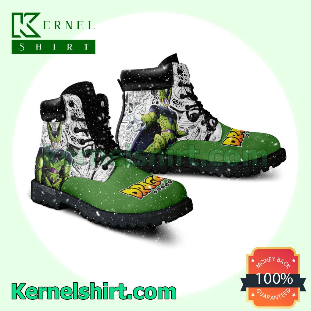 Dragon Ball Cell Winter Leather Boots a