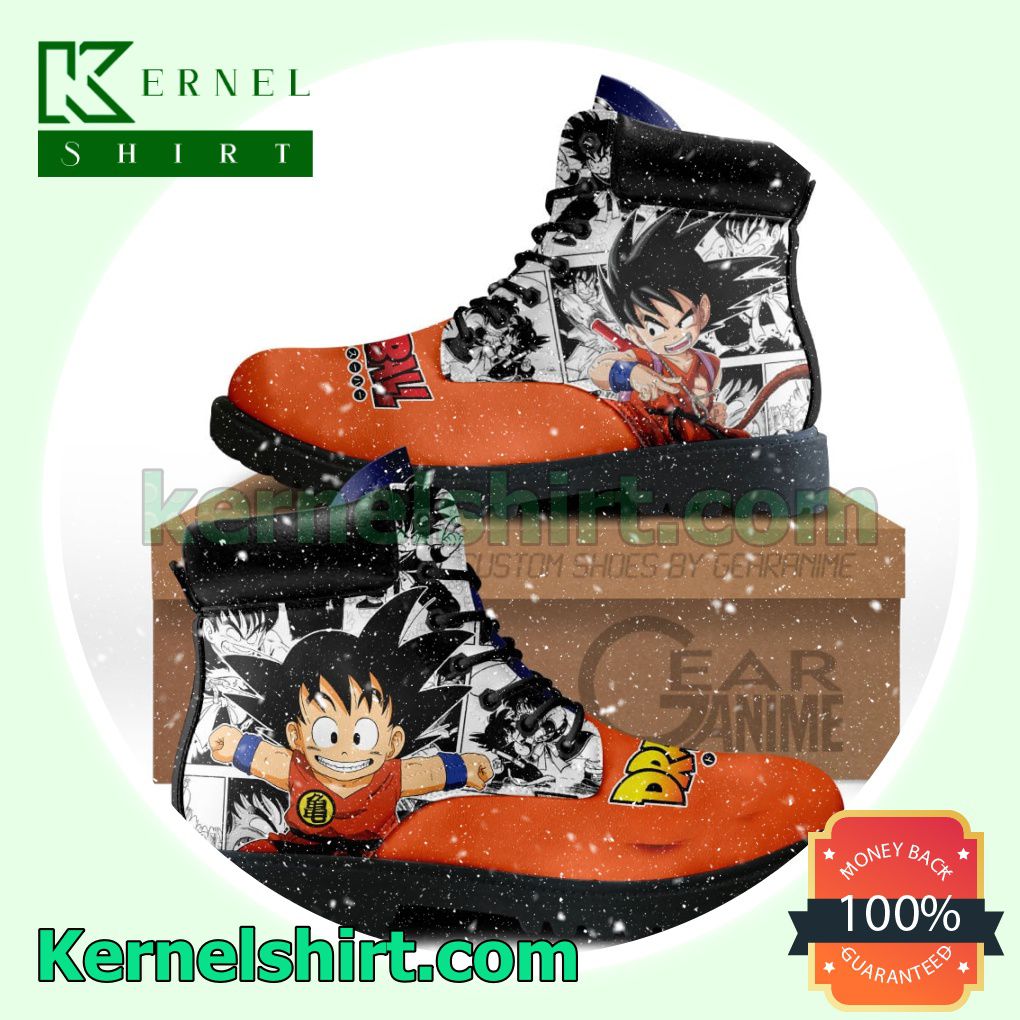 Dragon Ball Goku Kid Winter Leather Boots