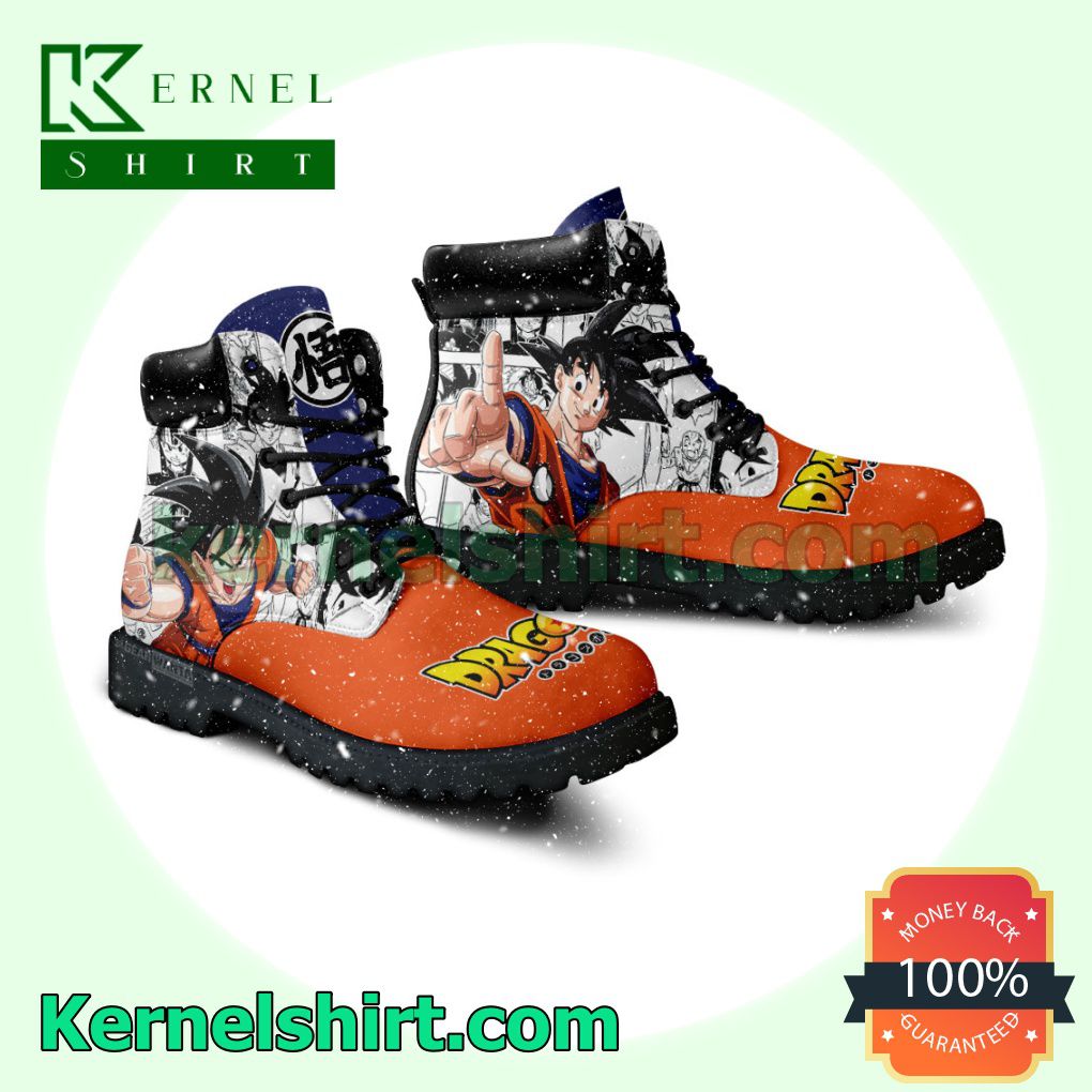 Dragon Ball Goku Winter Leather Boots a