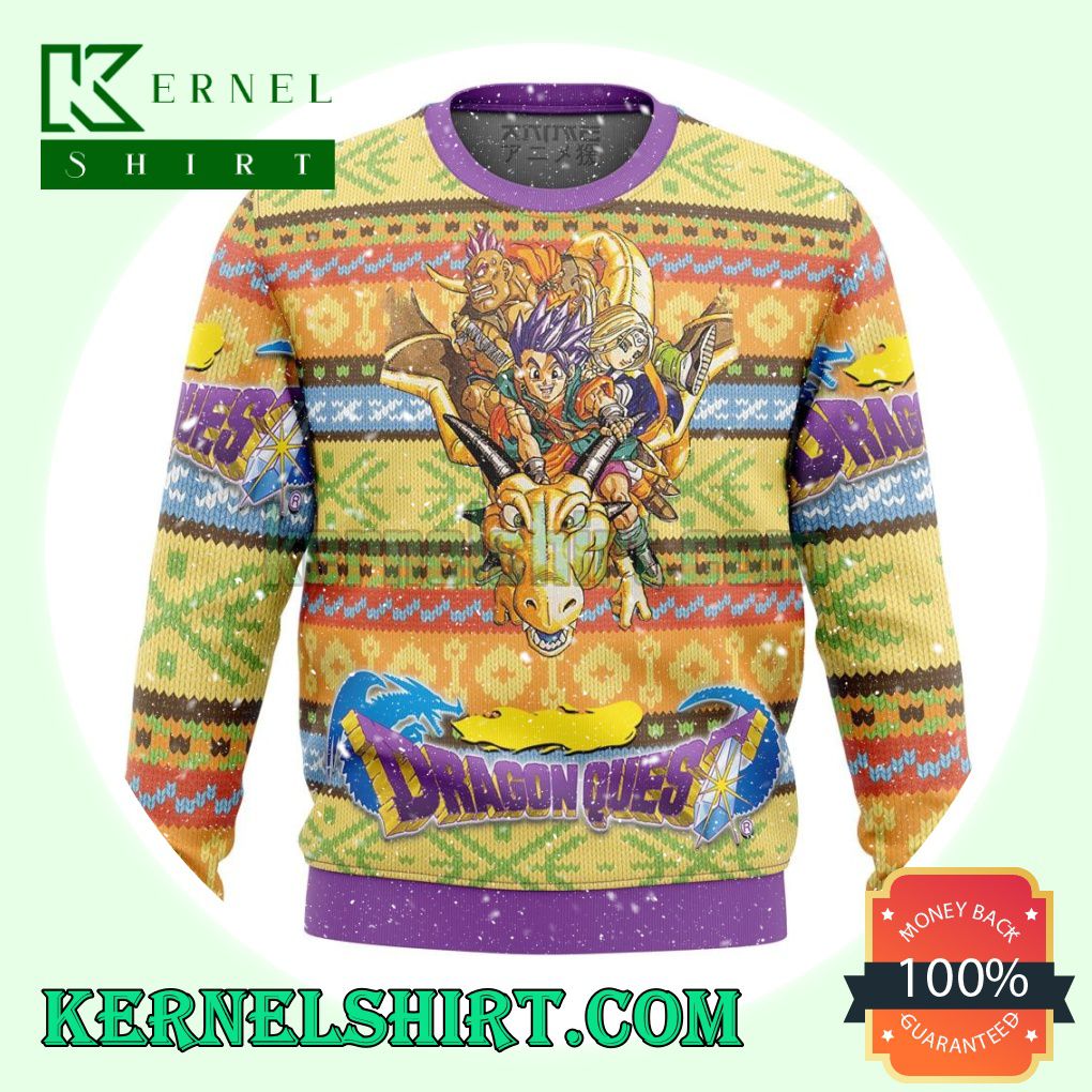 Dragon Quest Alt Knitting Christmas Sweatshirts