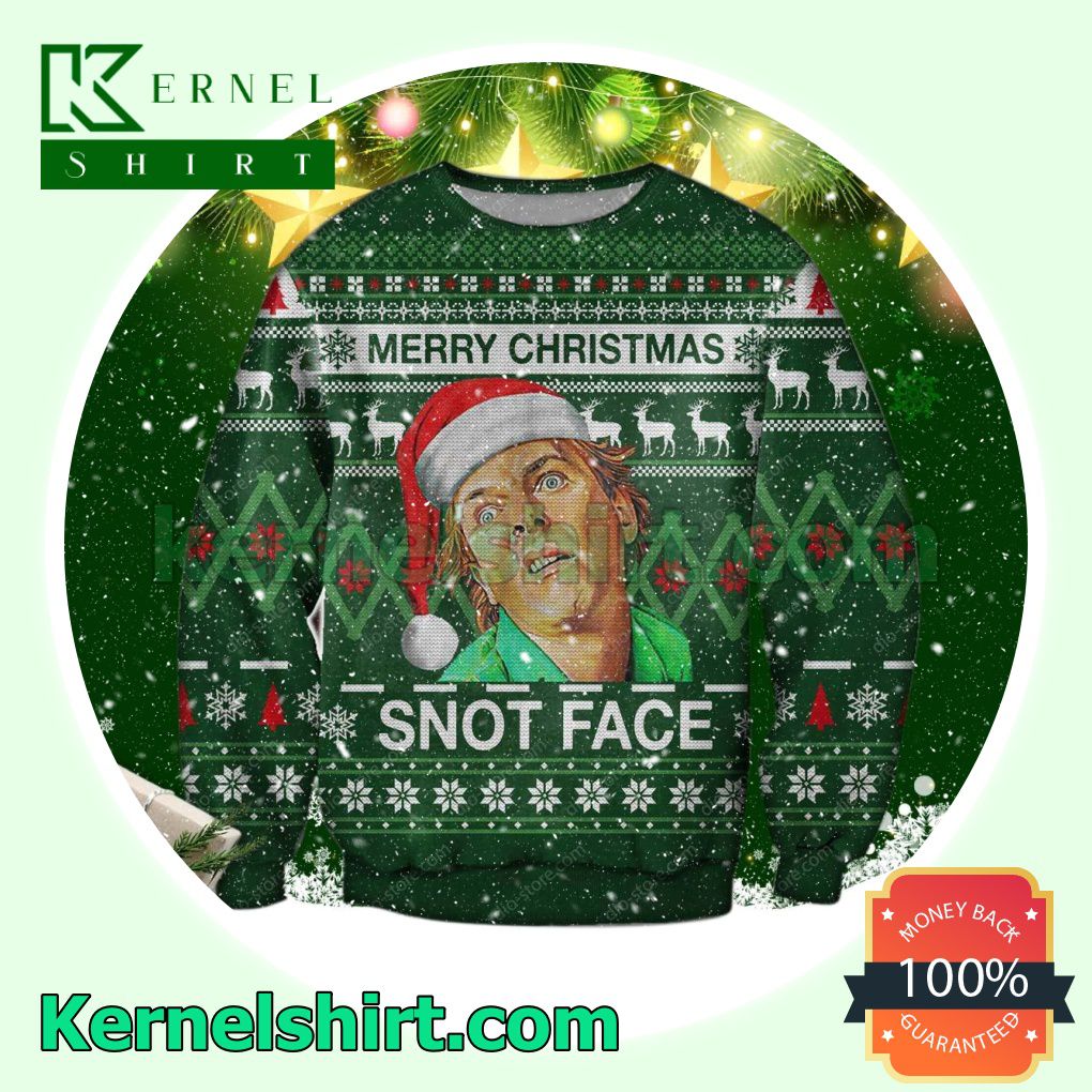 Drop Dead Fred Merry Christmas Knitted Christmas Jumper