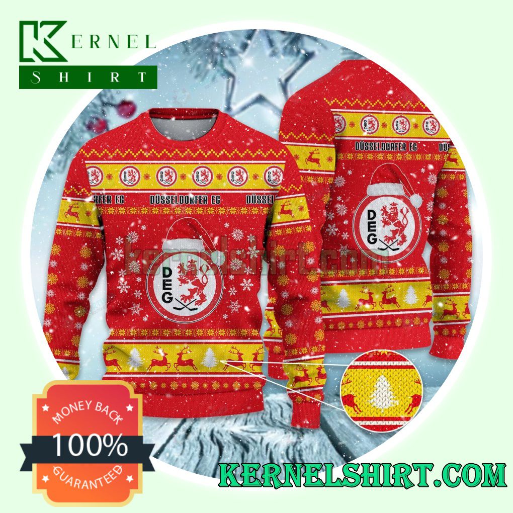 Dusseldorfer EG Club Snowflake Xmas Knit Sweaters