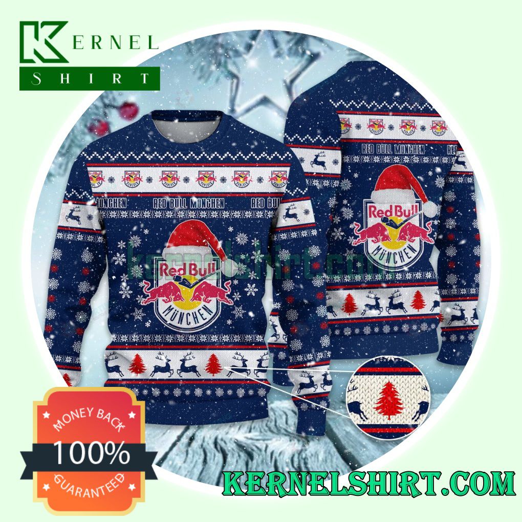 EHC Red Bull Munchen Club Snowflake Xmas Knit Sweaters