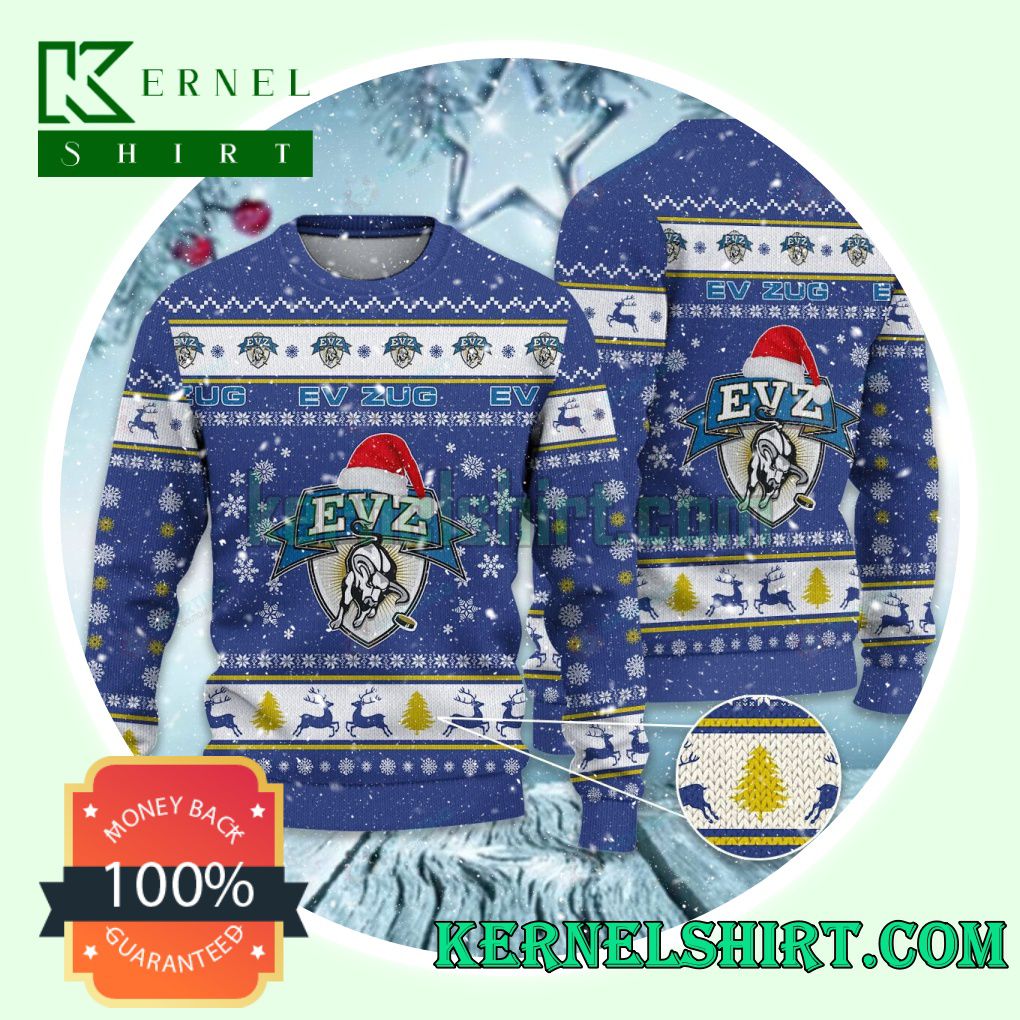 EV Zug Club Snowflake Xmas Knit Sweaters