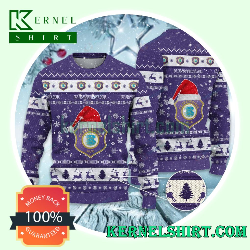 Erzgebirge Aue Club Snowflake Xmas Knit Sweaters