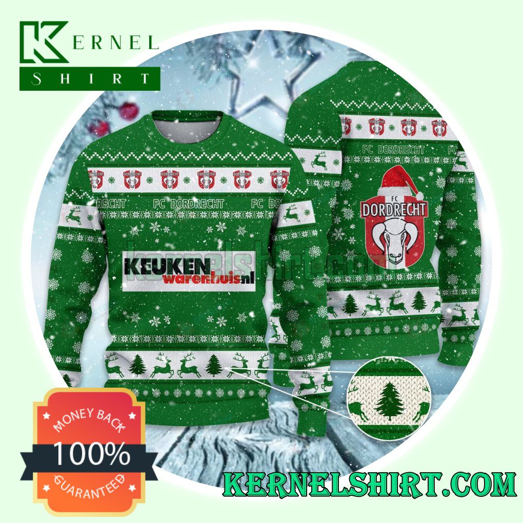 FC Dordrecht Club Snowflake Xmas Knit Sweaters