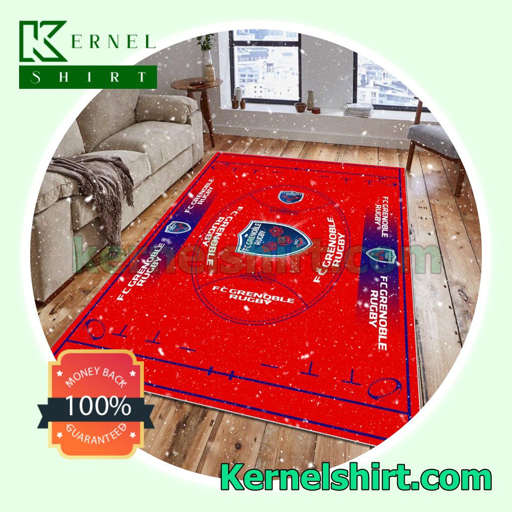 FC Grenoble Rugby Fan Rectangle Rug