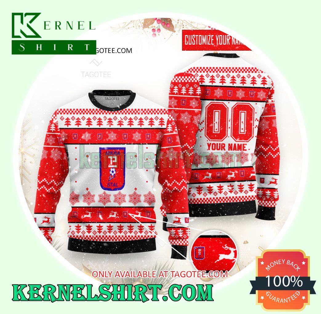 FC Iskra-Stal Logo Xmas Knit Sweaters