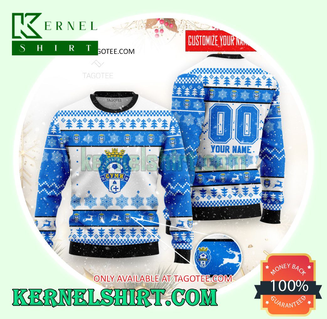 FC Sumy Logo Xmas Knit Sweaters