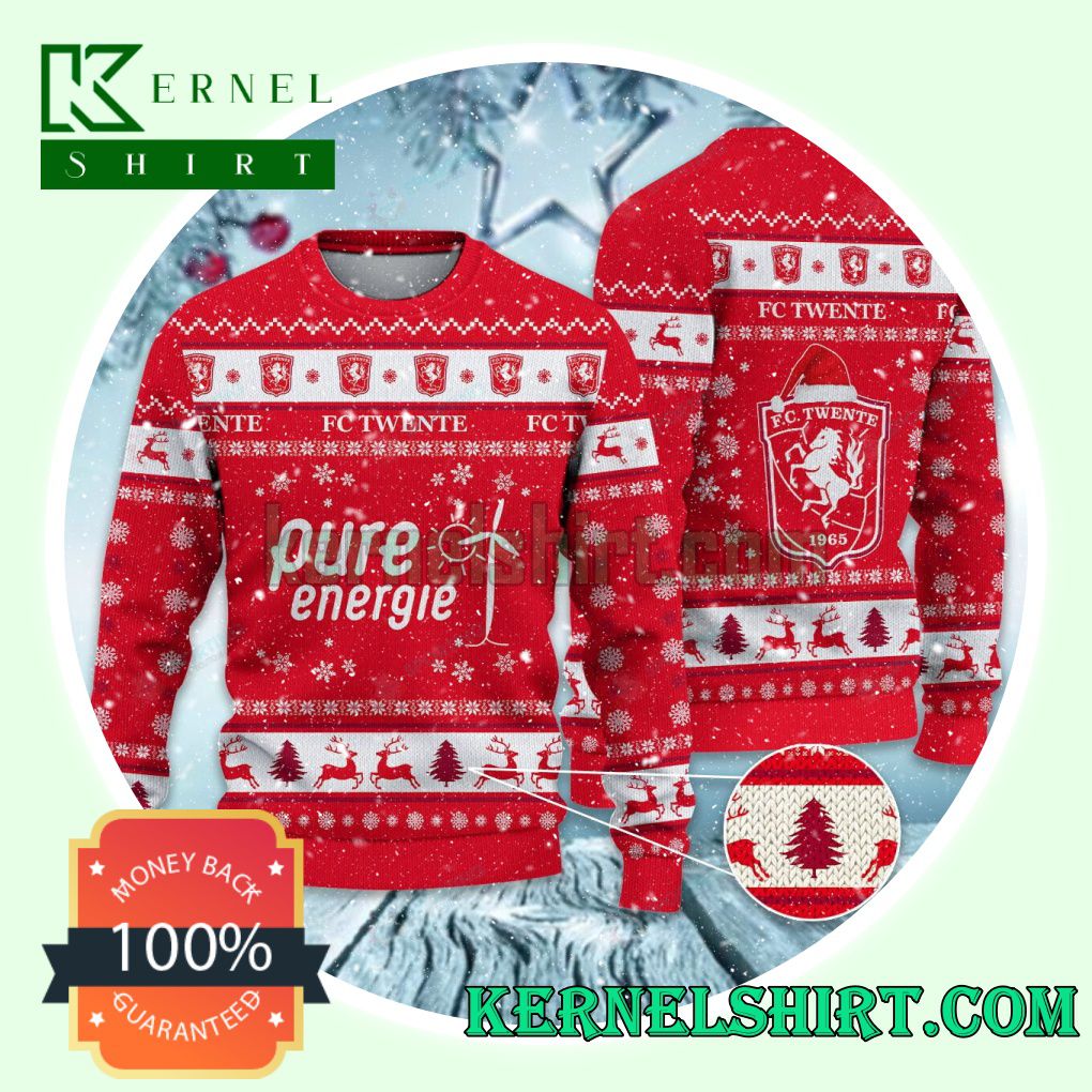 FC Twente Club Snowflake Xmas Knit Sweaters