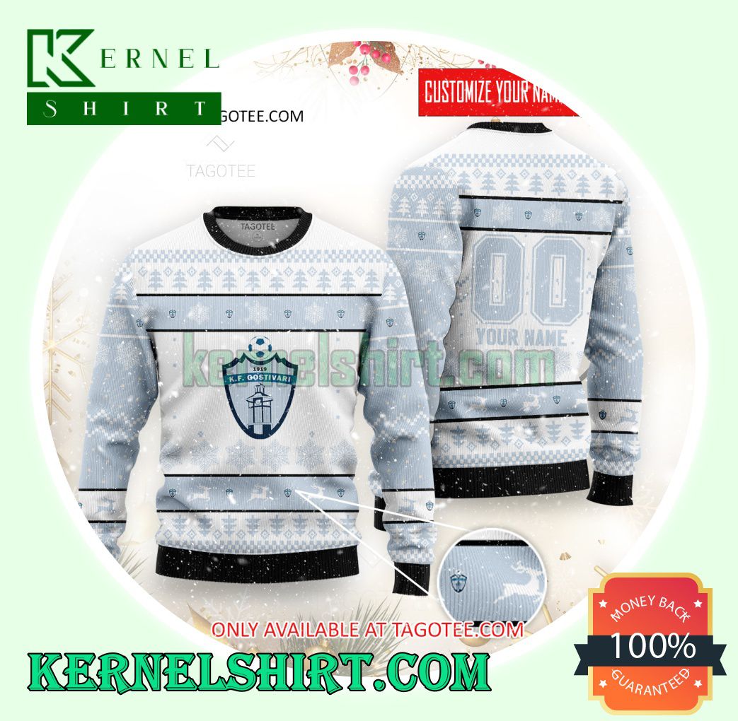 FK Gostivar Logo Xmas Knit Sweaters