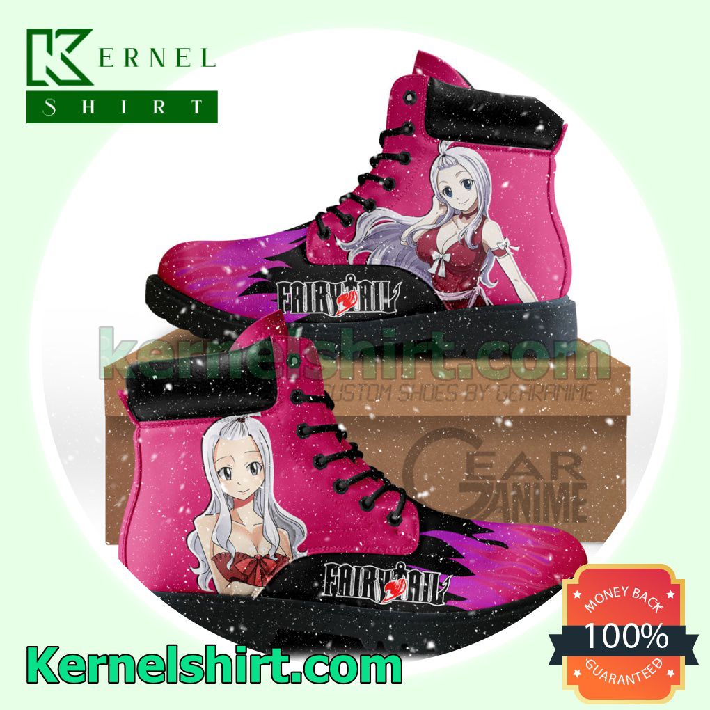 Fairy Tail Mirajane Strauss Winter Leather Boots