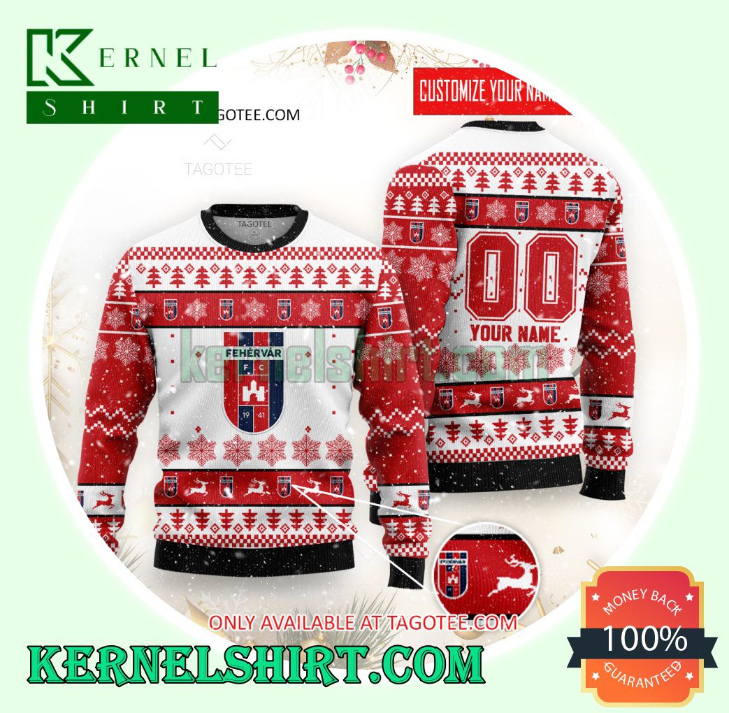 Fehérvár FC Logo Xmas Knit Sweaters