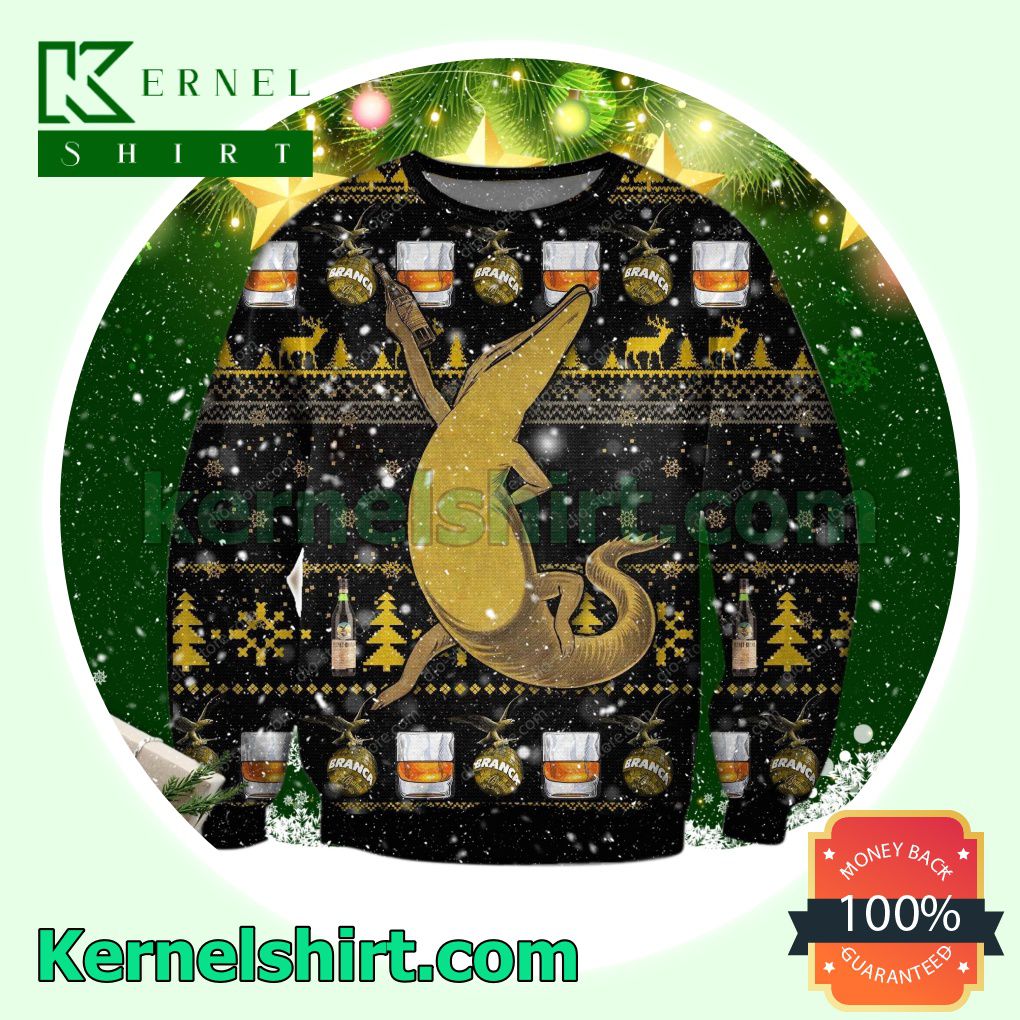 Fernet-Branca Beer Xmas Knitted Sweaters