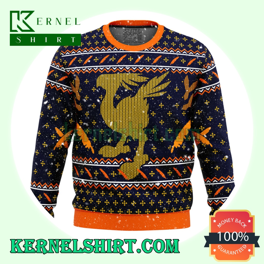 Final Fantasy Chocobo Knitting Christmas Sweatshirts