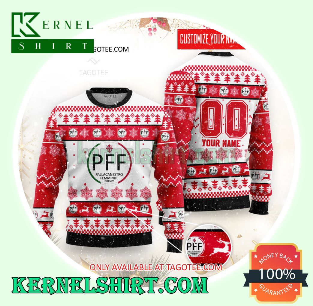 Firenze Women Basketball Xmas Knit Sweaters